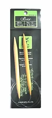 Clover Takumi Bamboo 29 Inch Circular Knitting Needle Size 13