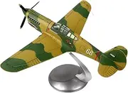 Replica Pre-Build Aircraf 1:32 WWII Flying Tigers Die-cast Metal P40 Fighter Resin Model Military Miniature Photography Props (with Stand) Collection Souvenirs Collection Gift Display(Beige)