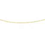 9ct Gold 42cm Solid Twisted Cable Chain