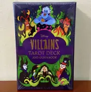 Disney Villains Tarot Card Deck and Guidebook Set SEALED! Ships Free