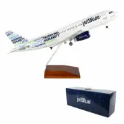 Skymarks SKR8343 Jetblue Airbus A320-200 Bluemanity Desk 1/100 Model AV Airplane