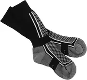 [Outanaya] High-Tube Equestrian Socks for Boys and Girls Long Running Hiking Socks Thick Towel Bottom Grey