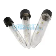 5ml-100ml Lab Glass Centrifuge Tube V-bottom Screw Cap With Scale Line Ware