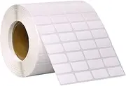 Painting Storage Containers Labels,1 Roll 10000 Pieces Rectangle Name Number Label Stickers Self-Adhesive Blank Writable Labels