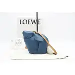 LOEWE 羅威 肩背包 BUNNY 棕色 藍色 迷你 日本直送 二手