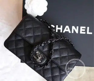 Chanel mini coco 20cm A69900 黑色 荔枝皮 牛皮 黑鍊 黑釦 限量款 天菜 現貨 北市可面交