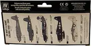 71157 Model Air US Navy & UMSC Colors 1940-1945 Colour Acrylic Airbrush Paint Set
