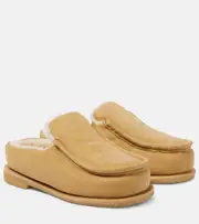 [JW Anderson] JW Anderson Shearling-lined suede mules AU 7 yellow