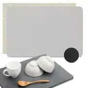 Diatomaceous Stone Dish Drying Mat for Kitchen Counter, Dry Dishes, Glassware...