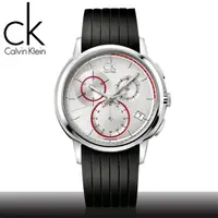 在飛比找momo購物網優惠-【瑞士 CK手錶 Calvin Klein】大錶徑三眼計時男