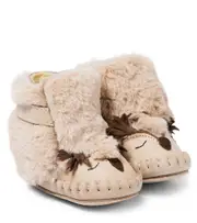 [Donsje] Donsje Baby Kapi Owl leather booties