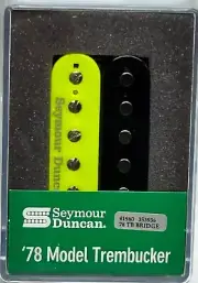 Seymour Duncan '78 Model Trembucker - Neon Yellow/Black Zebra