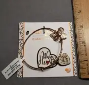 New Alex And Ani Warm Hearts Bracelet A52
