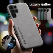 Magnetic Leather Slim Case For Samsung Galaxy S24 S23 S22 S21 FE 5G S20 Note 20