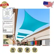 Heavy Duty 12' x 20' Rectangle Shade Sail - 95% UV Protection & Water Resistant