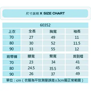 augelute 短袖套裝 泡泡袖上衣 吊帶褲 連身短褲 女寶寶 2件組 60352