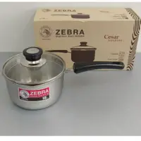 在飛比找蝦皮購物優惠-歐拉拉-斑馬ZEBRA Cesar 瀝水玻璃蓋單把鍋16cm