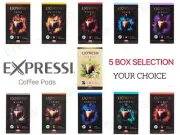 5 BOX (80) You Choose EXPRESSI K-fee Automatic Coffee Machine Pods Capsules ALDI