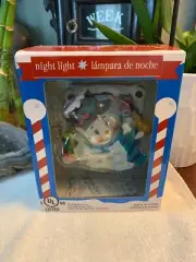 Night Light Snowman Christmas Frosty Holiday Xmas Decor Plug In BRAND New Rare