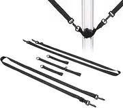 Patio Umbrella Tie Strap, Wind Umbrella Strap,5X Reusable Wind Stabilizer Tie Down Straps - Weather Resistant Tie Fastening Strap, Umbrella Wind Strap Ties for Most Umbrellas Outdoor Patios, Single