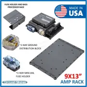 Custom ABS 12v car stereo Amp rack / Amp holder car audio