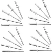 CRILSTYLEO 300pcs Round Head Aluminum Rivets Set Lightweight Solid Pull Rivets for Kayak Easy Installation for DIY Projects Versatile Use Furniture and Metalworking