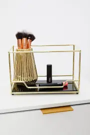 Gold Gold Frame Perfume And Beauty Storage Stand
