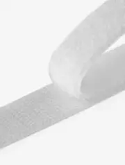 1 in, 2in& 4in White Sew on Hook & Loop Set Non-Adhesive Tape