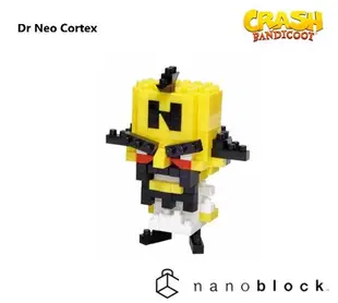 《Nanoblock 迷你積木》袋狼大進擊 Crash Bandicoot NBCC_100 尼歐・柯爾提克斯 Dr. Neo Cortex 東喬精品百貨