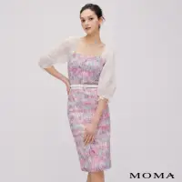 在飛比找momo購物網優惠-【MOMA】浪漫美人魚漸層上衣(粉色)