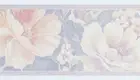 Orange Peach Lilac Purple Mauve Rose Large Flowers Rolls Wall Wallpaper Border
