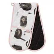 Mozi Moggs Double Oven Mitt Print