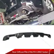 Painted Silver Fit For Toyota GT86 FT86 FR-S Subaru BRZ 2D Rear Diffuser