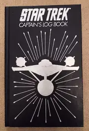 Star Trek Captain's Log Book Blank Journal/1991/Longmeadow Press/Hardcover