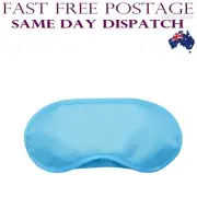Light Blue Travel Eye Mask Sleep Sleeping Cover Rest Eyepatch Blindfold Colour