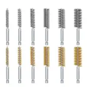 6 Pieces Bore Brush Set for Power Drill Impact Driver Bottle Brush Set Duarble