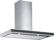 Schweigen 90cm Single 900m3/hr S/S Black Glass Canopy Rangehood DS3326-9ST