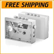 Transparent Portable Cassette Player with Copper Balance Wheel and Type-C Power