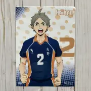 Koshi Sugawara #2 Haikyu!! Laminated Poster 8x11” Anime Volleyball Room Decor