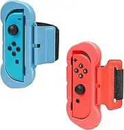 Wrist Dance Band for Nintendo Switch Joy Cons Controller Game Just Dance 2020/2019, Adjustable Elastic Strap for Joy-Cons, 2 Pack (Fit for 4.72-7.5 inches Wrist) Blue and Red