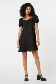 Leah Lace Up Dress