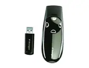 Wireless Presenter Pro with Green Laser, Class 2, 150 Ft Range, Black