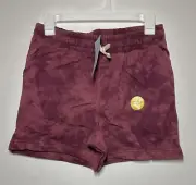 Kids' Shorter-Length Tie-Dye Shorts - Cat & Jack Burgundy L Plus