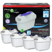 4 x Universal Water Filters Compatible with Brita Marella - Elemaris Jugs