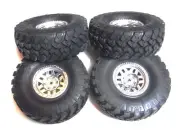 AXIAL SCX10 III Jeep Wrangler Tires and Rims (4)