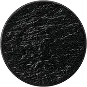 OGISO OC39 Stone Grain FX 6.7 inches (17 cm) Bread Plate, Serving Plate, Medium Plate, Salad Plate, Round Plate, Dishwasher, Microwave, Ceramic, Commercial Use, Lightweight, Black