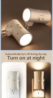 Night Light, LED Night Lights Plug into Wall, [2 Pack] Warm White 3000K