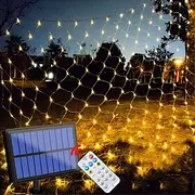 Solar Net Light Mesh Fairy String Light 6x4 880led IP65 Waterproof Garland With 8 Modes Timer Remote Controller For Garden Year Lawn Holiday Decor Colorful Lig