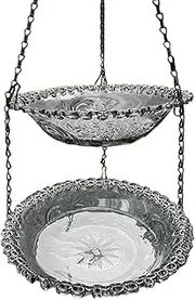 Bird Baths | Outdoor Bird Bath | Cages & Accessories for Drinking Feeding Pool Morning Indoor Outdoor Garden Yard Deck Patio Pavilion Trellis