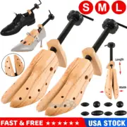 One/Pair 2-Way Wooden Adjustable Shoe Stretcher Boots Expander Men Women 4-13 US